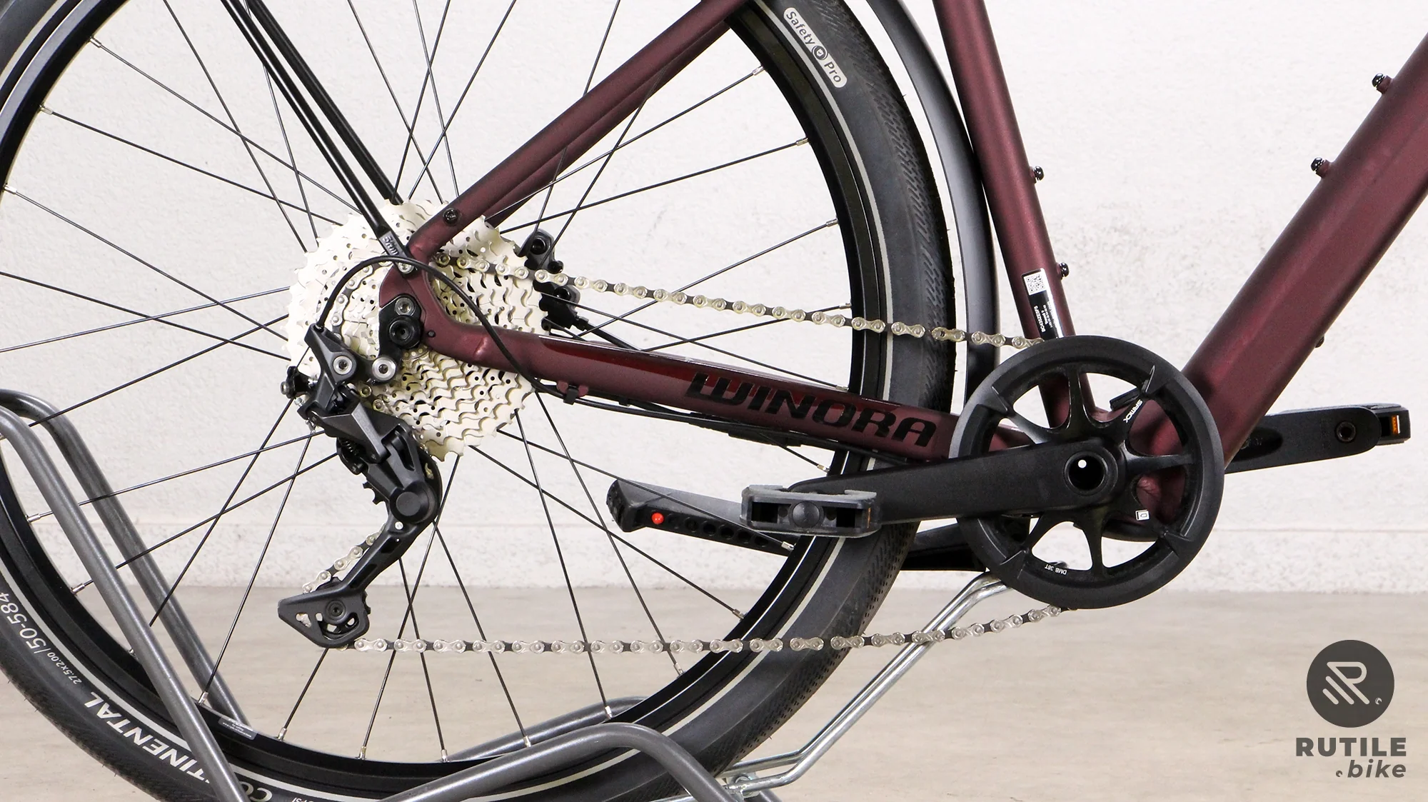 Winora eFlitzer S Bordeaux - Image 7